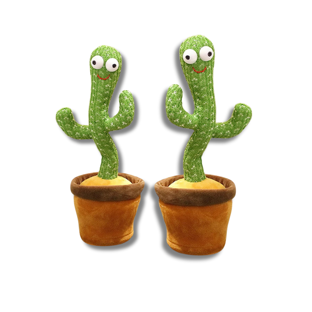 GroovyCactus Pal – Dancing and Talking Plush Cactus Toy with Music and Voice Recording