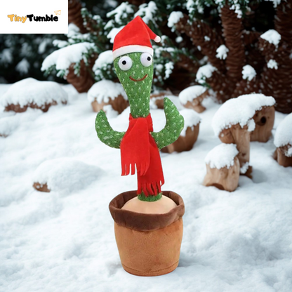 GroovyCactus Pal – Dancing and Talking Plush Cactus Toy with Music and Voice Recording