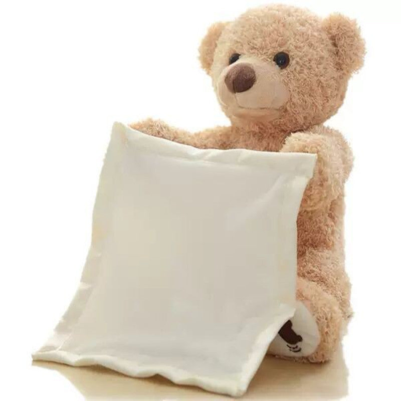 Peek-a-Boo Bear – Interactive Talking Plush Toy with Blanket for Babies and Toddlers